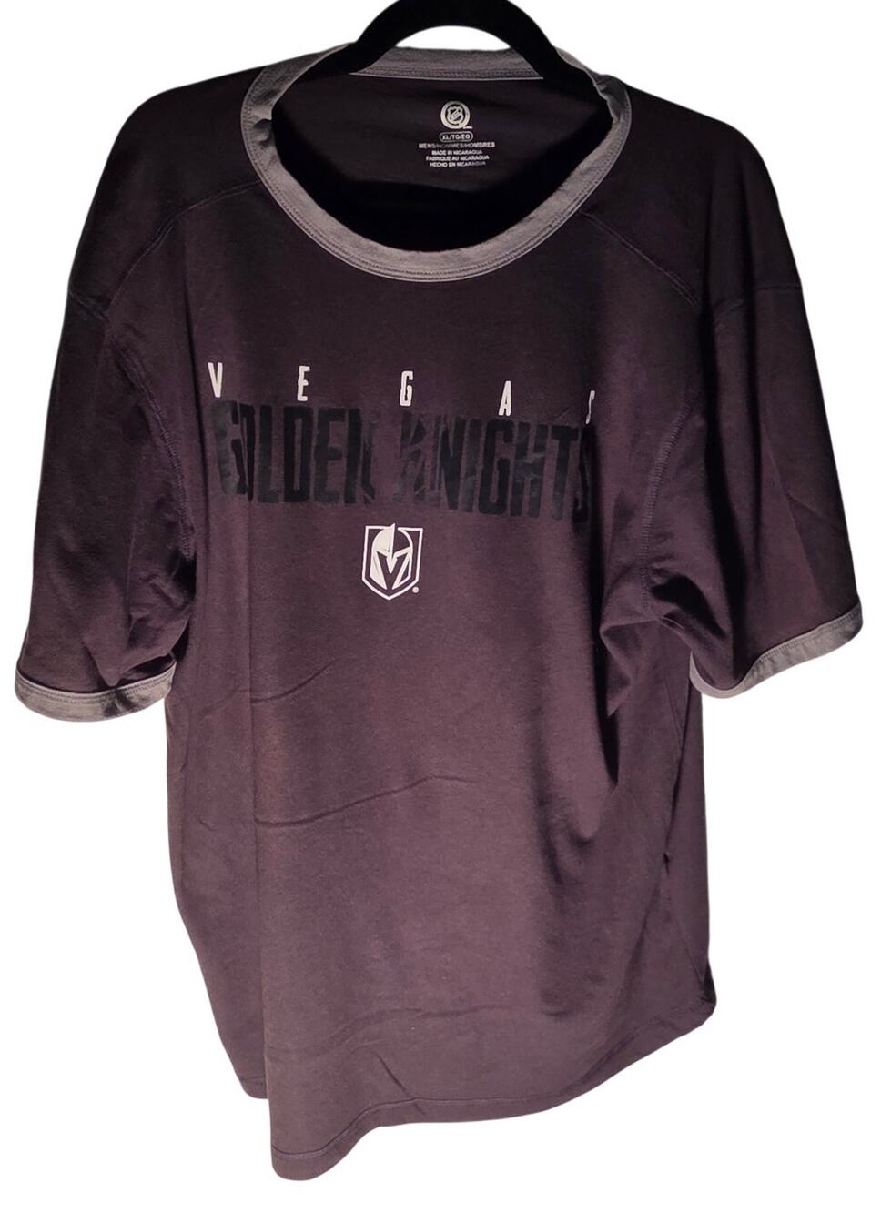 Men's Vegas Golden Knights NHL Grey Graphic T-Shirt XL